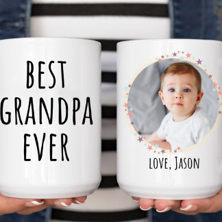 Baby Foto beste opa/nana ooit Mok