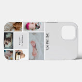 Baby Foto Collage Keepomwille Naam Geboortedatum Case-Mate iPhone Case (Achterkant (horizontaal))
