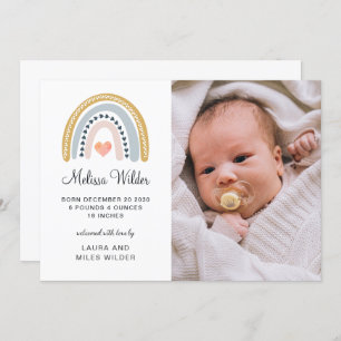 Baby Foto geboorteaankondiging