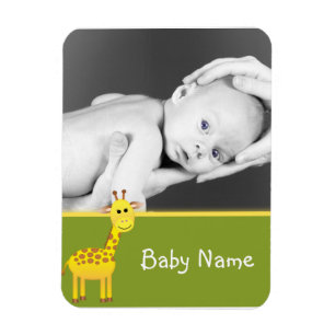 Baby foto/ Giraffe Magneet