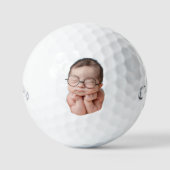 Baby Foto Golfballen - Custom Family Gift (Voorkant)