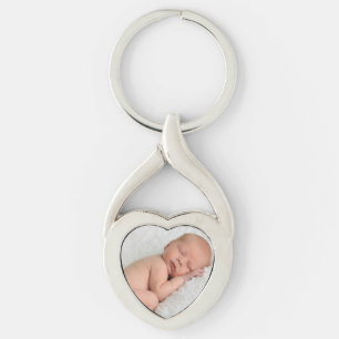 Baby foto-hoofdketen sleutelhanger