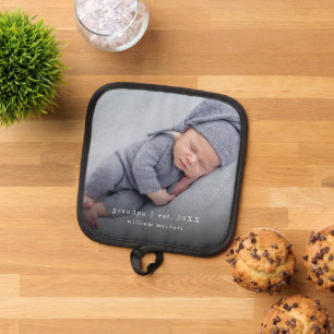 Baby Foto Opa Jaar Opgericht Pannenlap