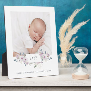 Baby   Foto van Floral Embellish Newborn Fotoplaat