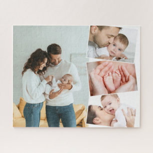 Baby fotocollage met ZigZag fotomontage Legpuzzel