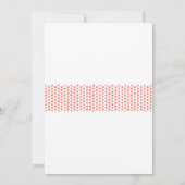 Baby Fox Baby shower Uitnodiging - Meisje (Achterkant)