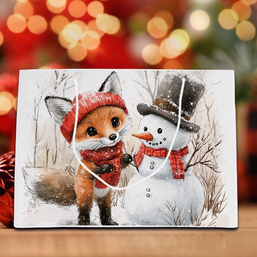 Baby Fox en Snowman Groot Cadeauzakje