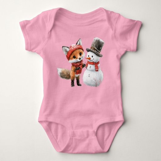 Baby Fox en Snowman Romper (Voorkant)