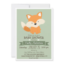 Baby Fox, Woodland Baby shower of Sprinkle