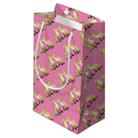 Baby Foxes petit sac cadeau (Devant Angle)