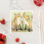 Baby Foxes Servet (Insitu)
