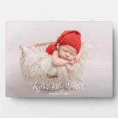 Baby Frameless Photo Tabletop Easel Terug Fotoplaat (voorkant)