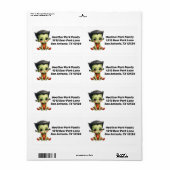 Baby Frankenstein Return Address Label (Full Sheet)