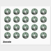 Baby Frankenstein Ronde Sticker (Vel)