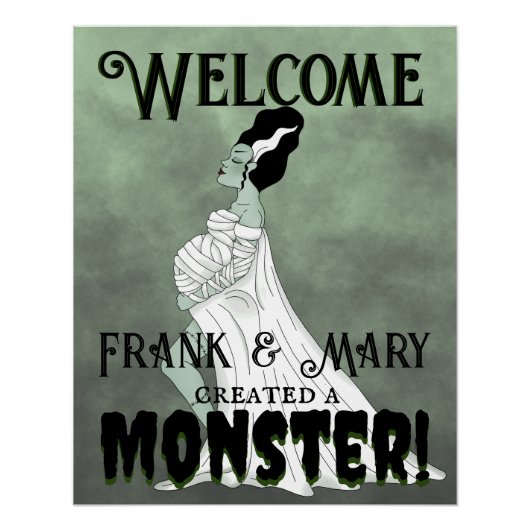 Baby Frankenstein Welkom Perfect Poster (Voorkant)