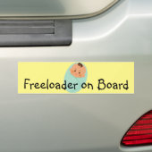 Baby, Freeloader à bord #2 - Sticker pare-chocs (En voiture)