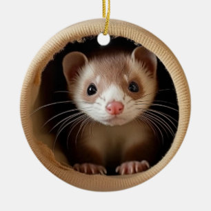 Baby fret gezicht - Schattigee fretten Ornament
