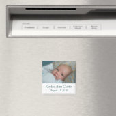 Baby Geboorte aankondiging magneet (Insitu (Vaatwasser))