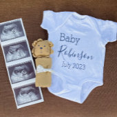 Baby Geboortedatum bekendmaking onthulling Romper