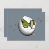 Baby Gecko in Egg  Briefkaart (Voorkant / Achterkant)