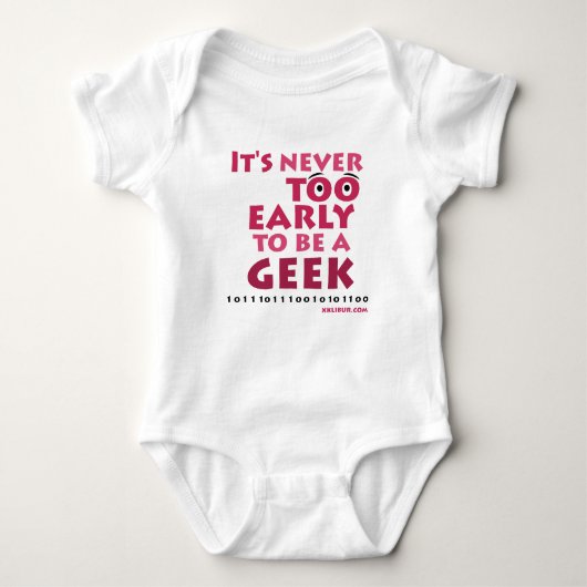 Baby geek romper (Voorkant)