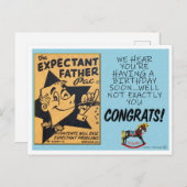 BABY GEFELICITEERD! BRIEFKAART (Voorkant / Achterkant)