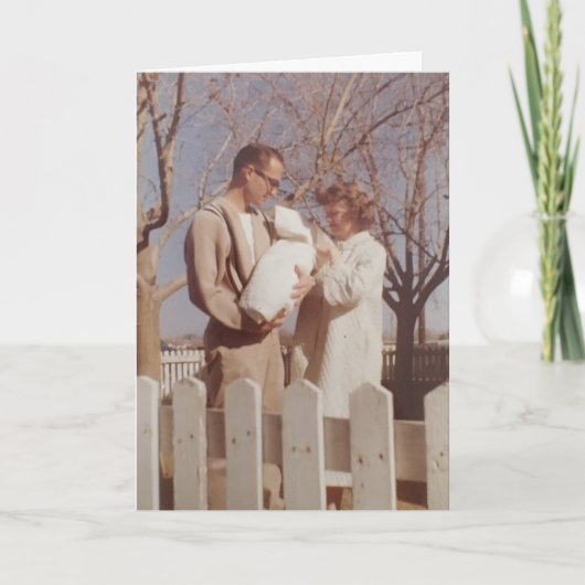 Baby gefeliciteerd Kaart (Voorkant)