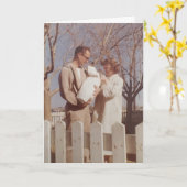 Baby gefeliciteerd Kaart (Gele Bloem)