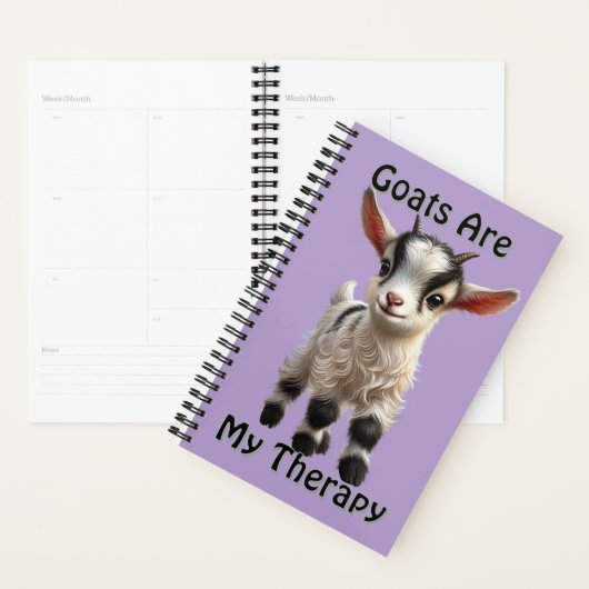 Baby Geit met pluizige vacht en heldere expressie Planner (Display)