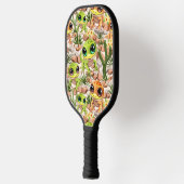 Baby Gekko's Schattigee stripfiguren Pickleball Paddle (Links)