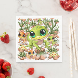 Baby Gekko's Schattigee stripfiguren Servet