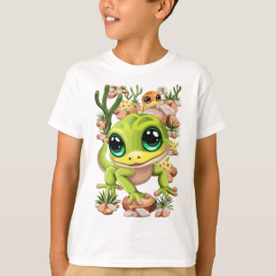 Baby Gekko's Schattigee stripfiguren T-shirt