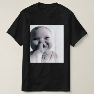 Baby gen z Meme ai Viraal Giechelend AI Lachend T-shirt
