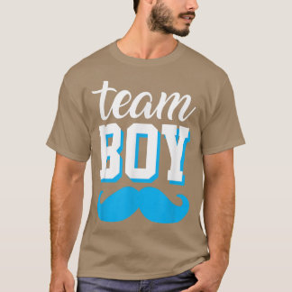Baby Gender onthullen Mededelingen Team Boy Mannen T-shirt