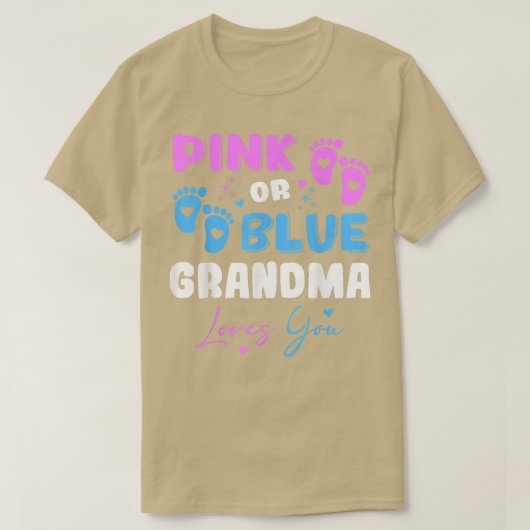 Baby Gender onthulling oma T-shirt (Design voorkant)