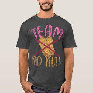 Baby Gender onthulling partijteam No Nuts Funny Ge T-shirt