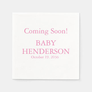 Baby Gender Reopenbaart Paper Party Napkins Servet