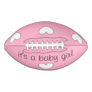 baby gender reveal (meisje) football van dalDesign