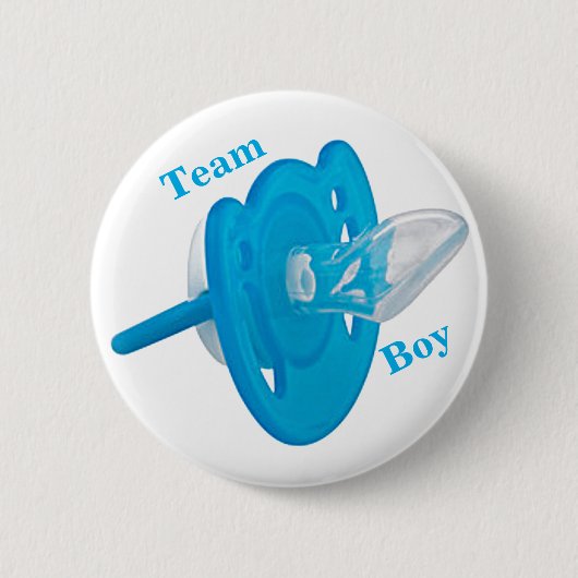 Baby Gender Reveal Party - Team Boy Blue Button (Voorkant)