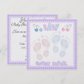 Baby Gendergelijkheid Kaart (Voorkant / Achterkant)