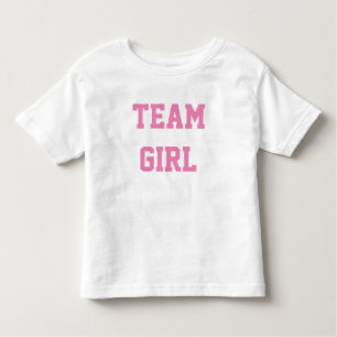 Baby Genderkwesties partijteam GIRL Kinder Shirts