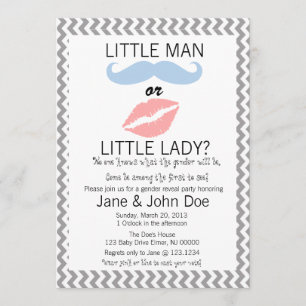 Baby Genderonderzoek Uitnodiging