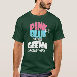 Baby Genderonderzoek voor essentieel GEEMA T-shirt