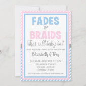 Baby Gendervrijheid - Ventilator of braidenpromoti Kaart (Voorkant)