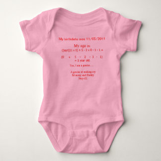 BABY GENIUS ONESY ROMPER