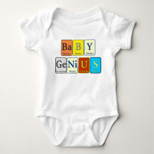 Baby Genius - Periodiek ontwerp Romper