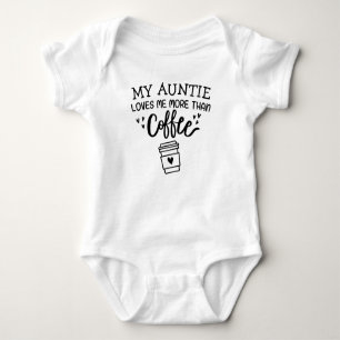 Baby geschenk, mijn tante houdt meer van me dan ko romper