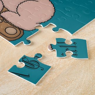 Baby geslacht onthult puzzel cadeau voor puzzel