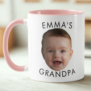 Baby gezicht, Mok met Kinder foto, cadeau voor fam