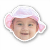 Baby Gezicht Stickers (Voorkant)